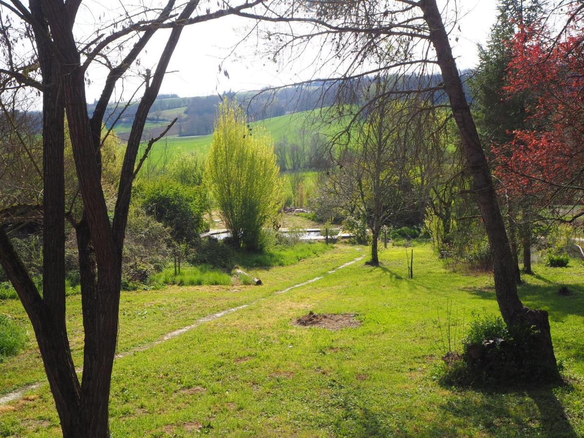 Gite Les Cabanes De Fallot Pour 15 Personnes - Piscine Naturelle L'isle-Bouzon Exterior foto